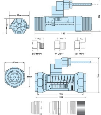 Z-6501、Z-6502、Z-6503、Z-6504水平流量計(jì)